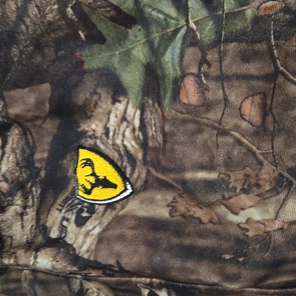 Scent blocker rain blocker fleece camo jacket size Youth xl - Picture 3 of 5